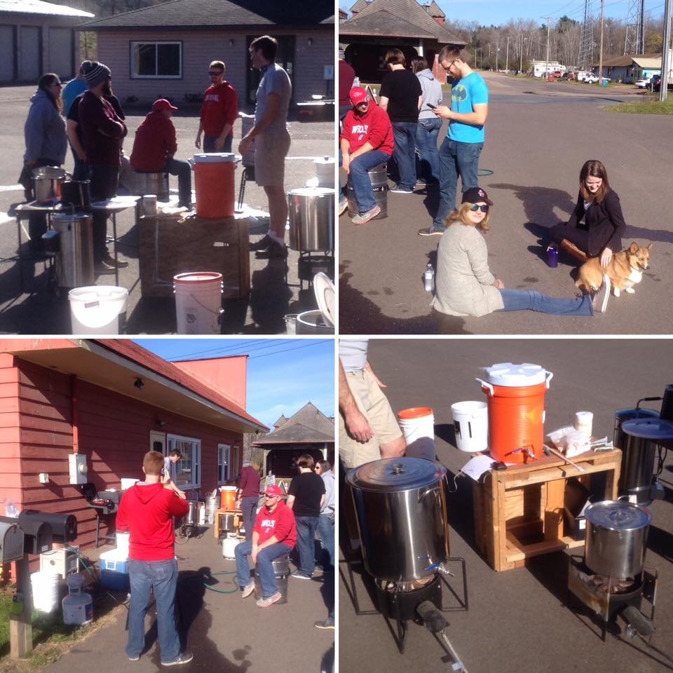 Caption for picture ‘Brew Day 2016’: Members of BCSA enjoy their “Brew Day” this past November. 