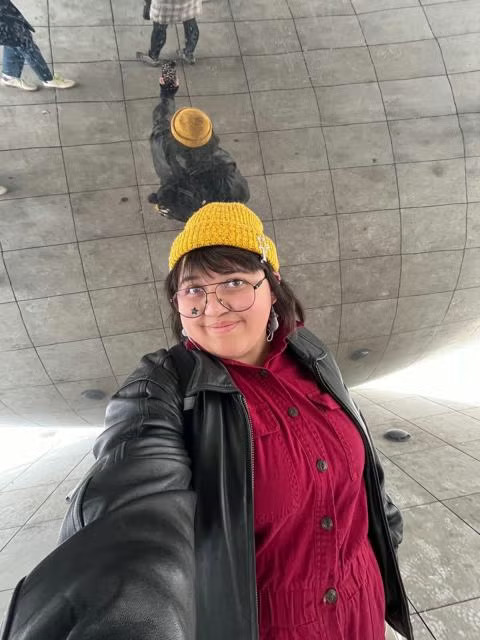 Erika Saindon at the Bean