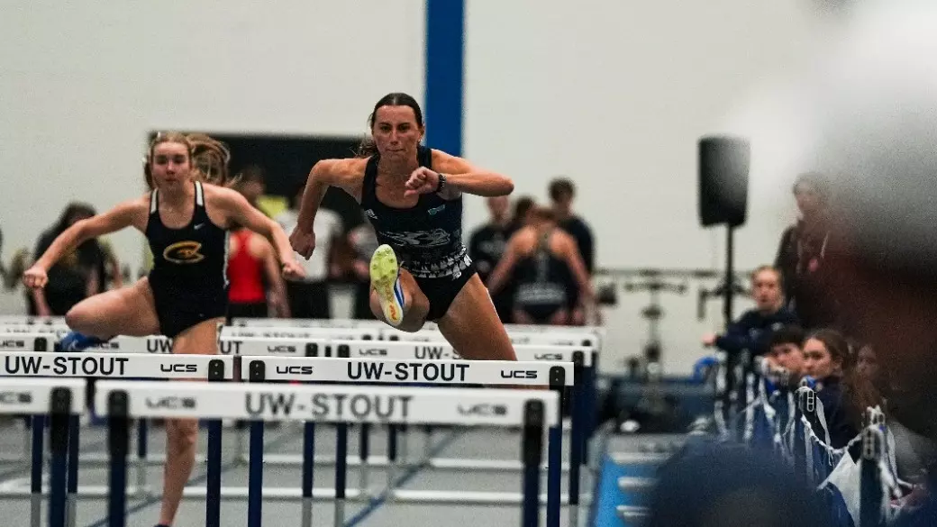 Zastrow Wins 60M Hurdles at WIAC Championships