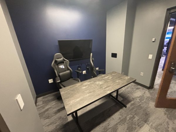 Esports Arenas commentator room.