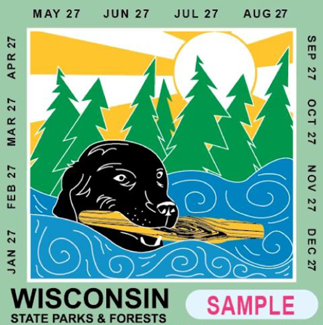 Designed to the Max: Studio Art Major Wins Wisconsin State Park Sticker Design Contest