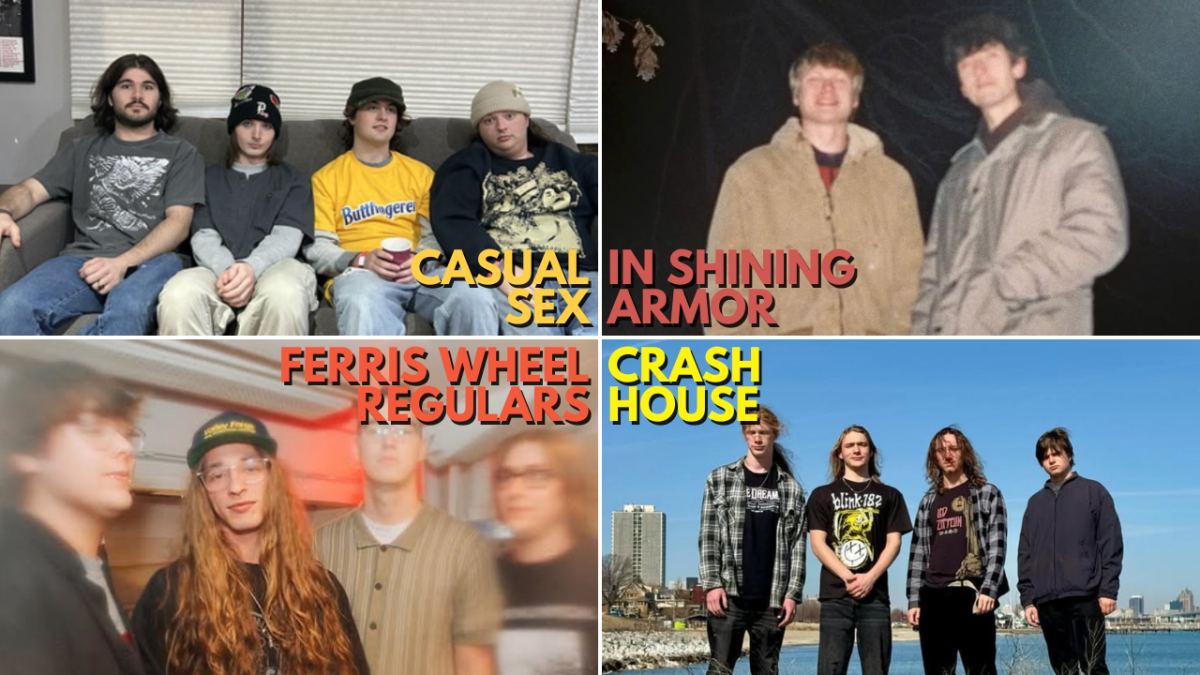 Bands pictured: Casual Sex, In Shining Armor, Ferris Wheel Regulars, & Crash House